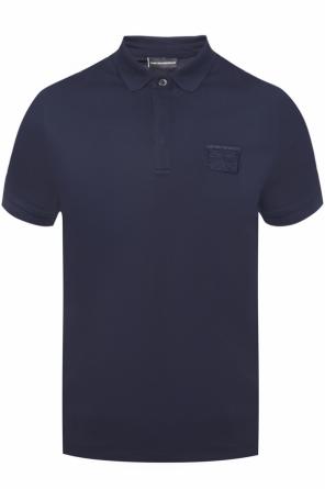 Polo with patch and logo, zdjęcie 1 Polo with patch and logo od Emporio Armani